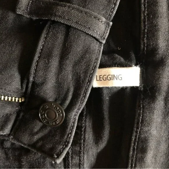 Rag & Bone Black Skinny Pants with Holes Distressed Denim Leggings 29 - Picture 13 of 14